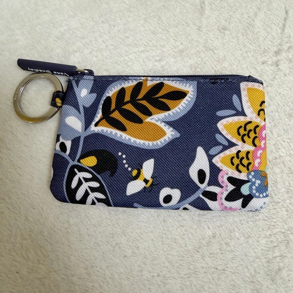 Floral Blue Coin Purse - Picture 3 of 5